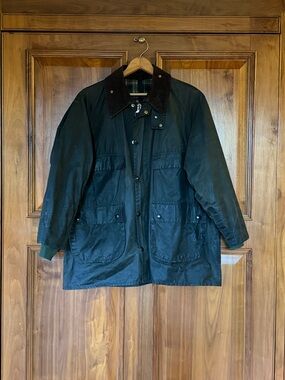 Vintage Barbour Bedale Waxed Cotton Field Jacket